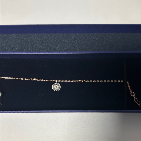 Swarovski Jewelry - PERFECT 4 VALENTINES - BN NEVER WORN Swarovski Rose Gld Bracelet w/  🧿 Charm